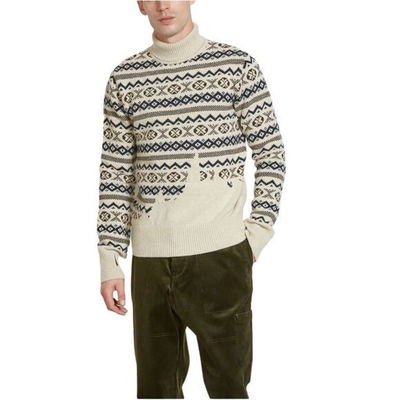 NWT OLIVER SPENCER Talbot Rookley Turtleneck Wool Sweater - Picture 1 of 5